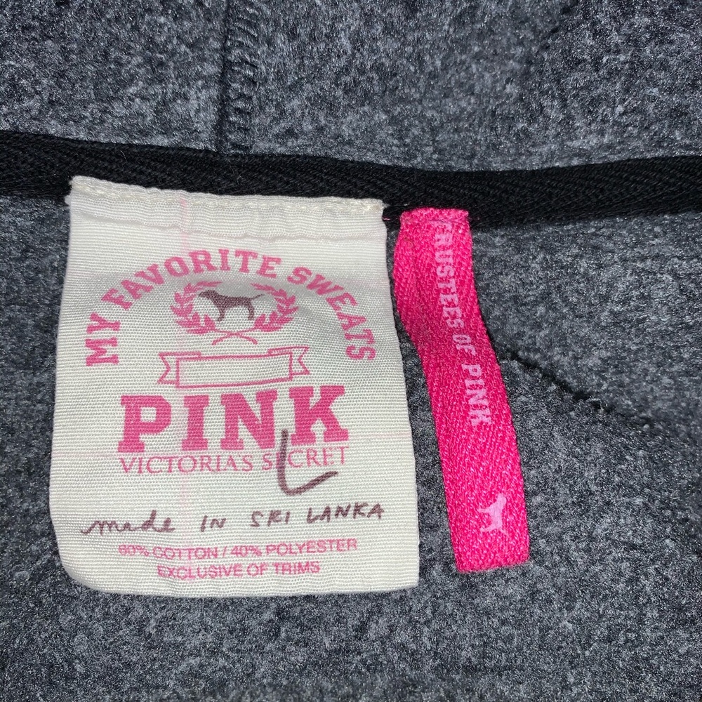 PINK Victoria's Secret Black Hoodie - Picture 4 of 6
